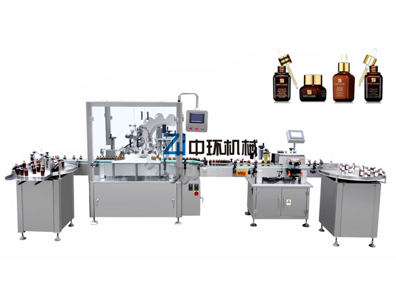 DTNX-60XB Automatic filling and pump capping machine