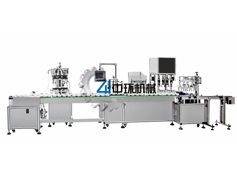 ZHSR-4C automatic water emulsion filling and capping machine